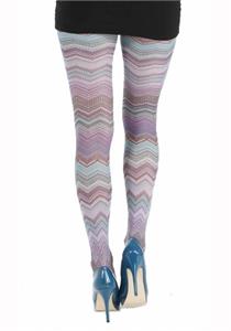 Mexican Waves Printed Tights (Clearance)